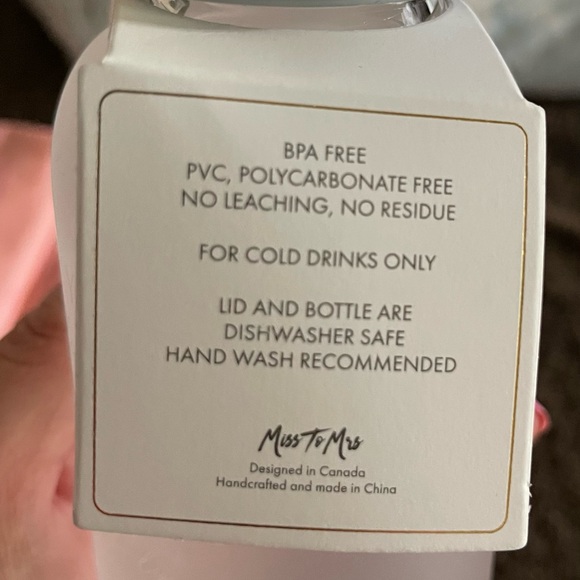 Glass motivational water bottle - Picture 3 of 3